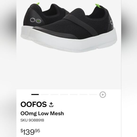 OOFOS OOmg Low Mesh Sneakers - Picture 10 of 10